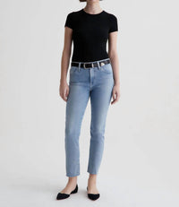 Ag Jeans - Mari Crop High-rise Slim Straight Jean