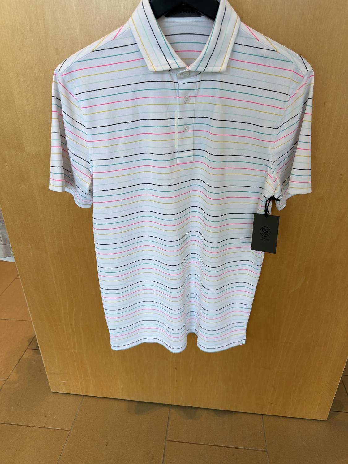 G/Fore - Men's Multi Stripe Short Sleeve Knit Polo