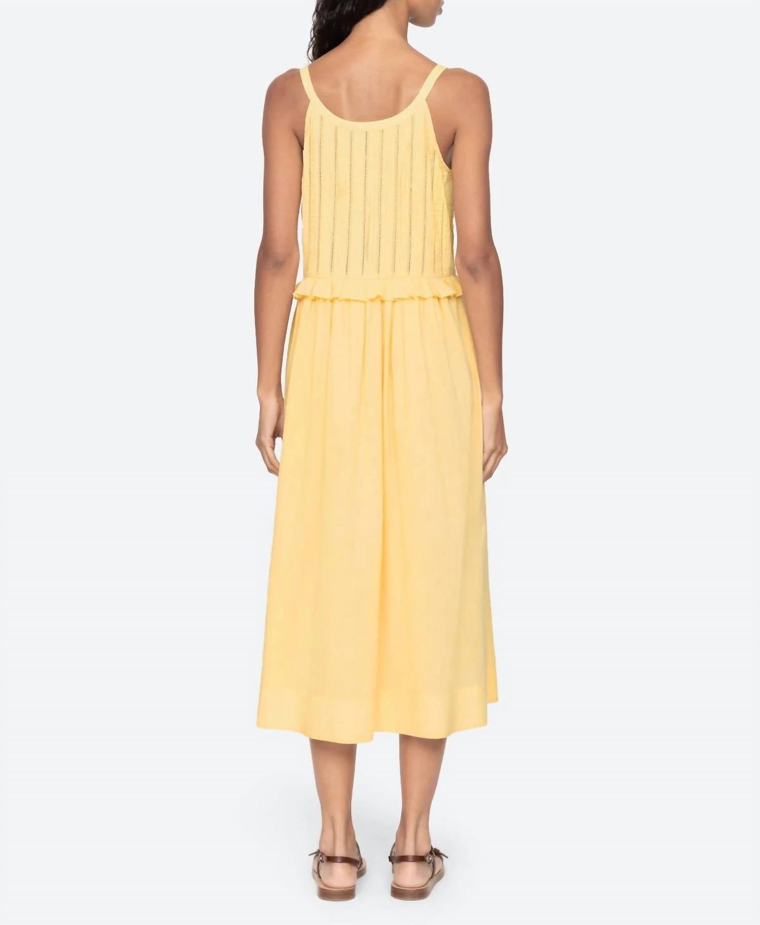 Sea - Alberte Solid Tank Dress