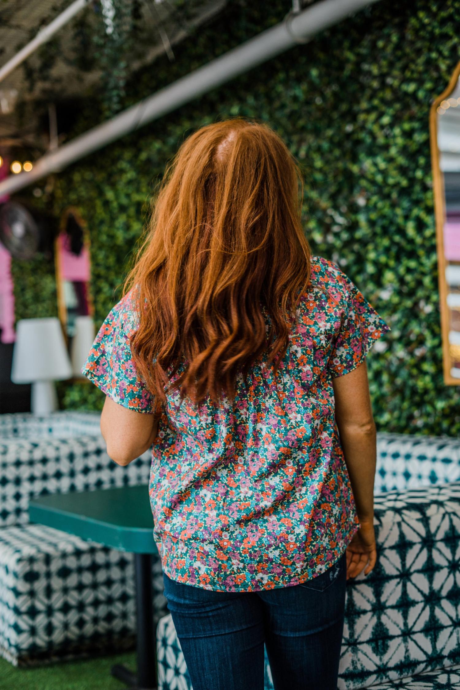 Layerz Clothing - Embroidered Floral Top