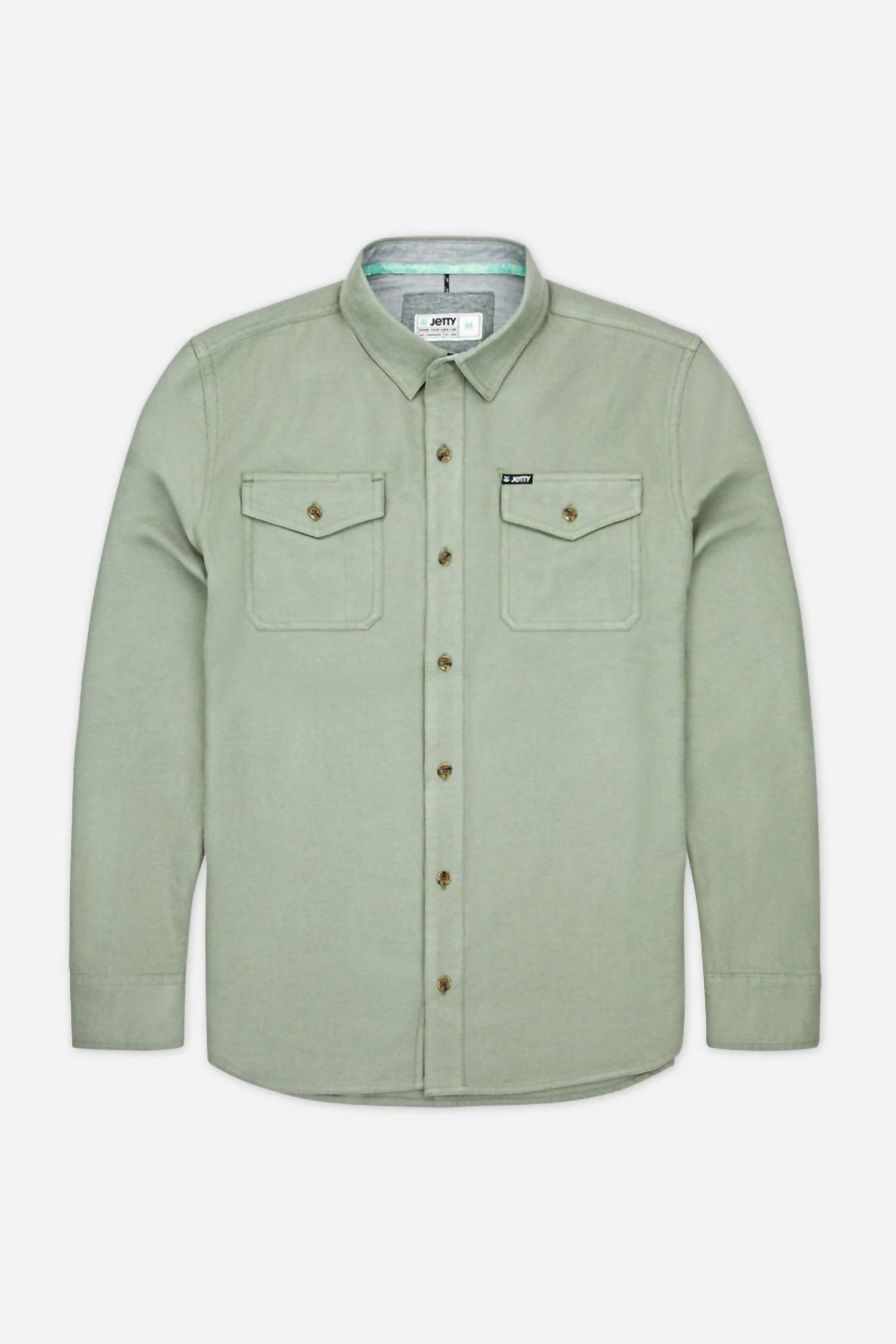 Jetty - Men's Essex Twill Long Sleeve Woven Shirt