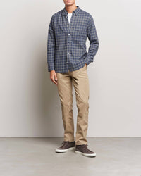 Nn07 - Cohen Brushed Flannel Checked Shirt