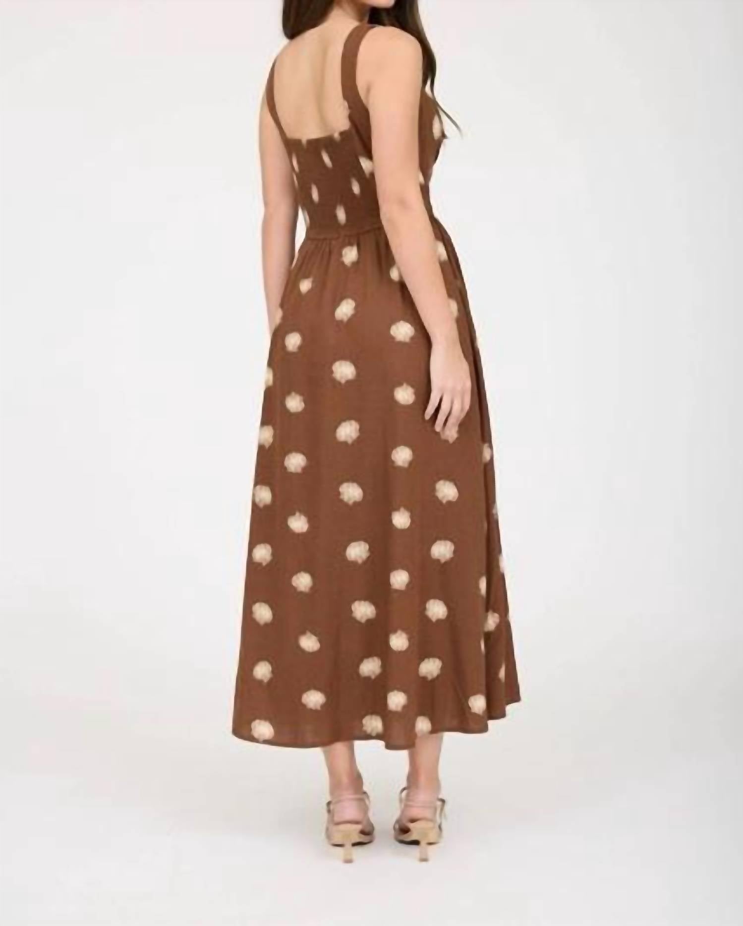 Blu Pepper - Shell Print Midi Dress