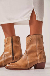 Free People Women's New Frontier Western Boot in distressed tan - women's shoe - view 5
