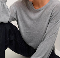 Kaffe - Kaankra Shimmer Knit Round Neck Pullover