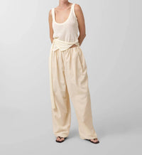 Line And Dot - Alvynne Drape Tissue Tank Top