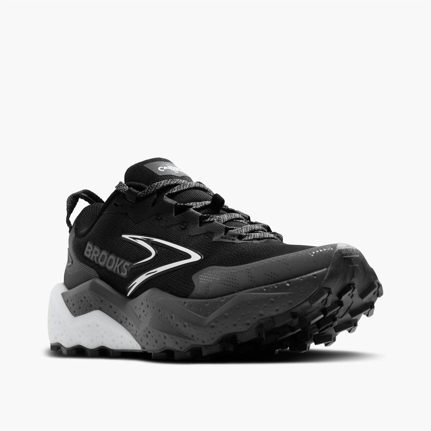 BROOKS Women's Caldera 8 Trail-running Shoes in black blackened pearl white 1 - women's shoe