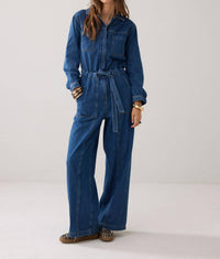 summum Denim Jumpsuit in blue - women's pants