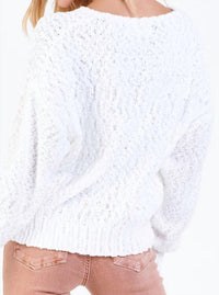DEAR JOHN DENIM Lexi Sweater in sea salt 2 - women's sweater - detail view