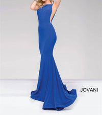 Jovani - Sleeveless Jersey Maxi Dress