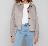 Charlie B - Short Double-faced Wool Jacket