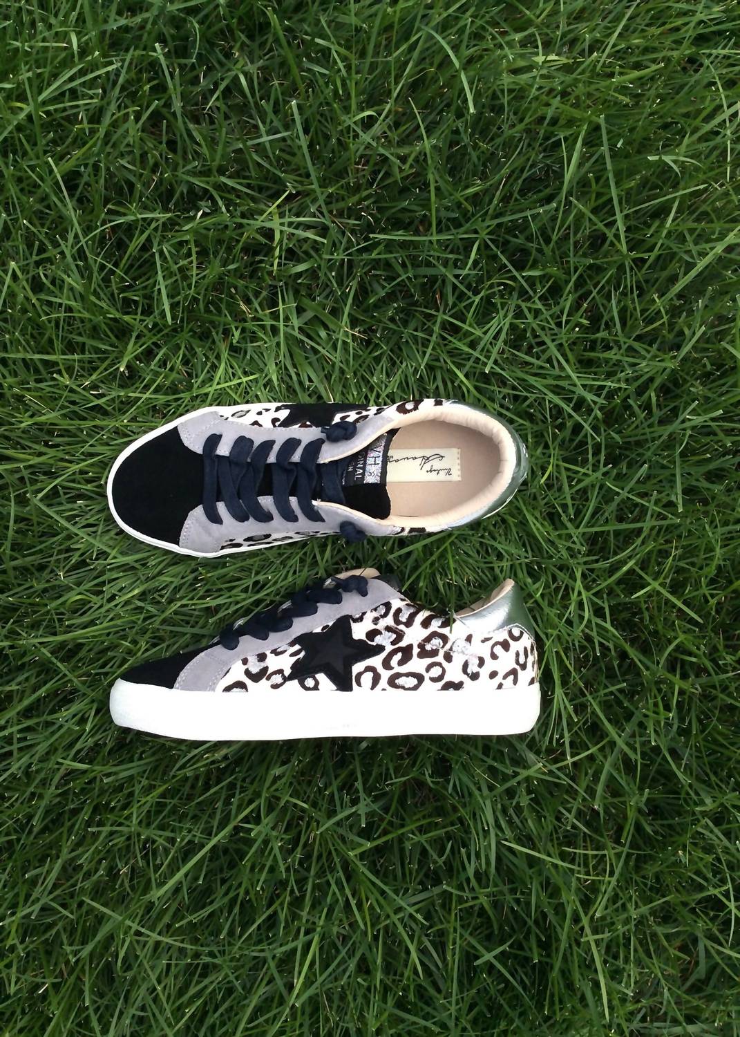 Vintage Havana - Women's Cheetah Star Laceup Sneakers