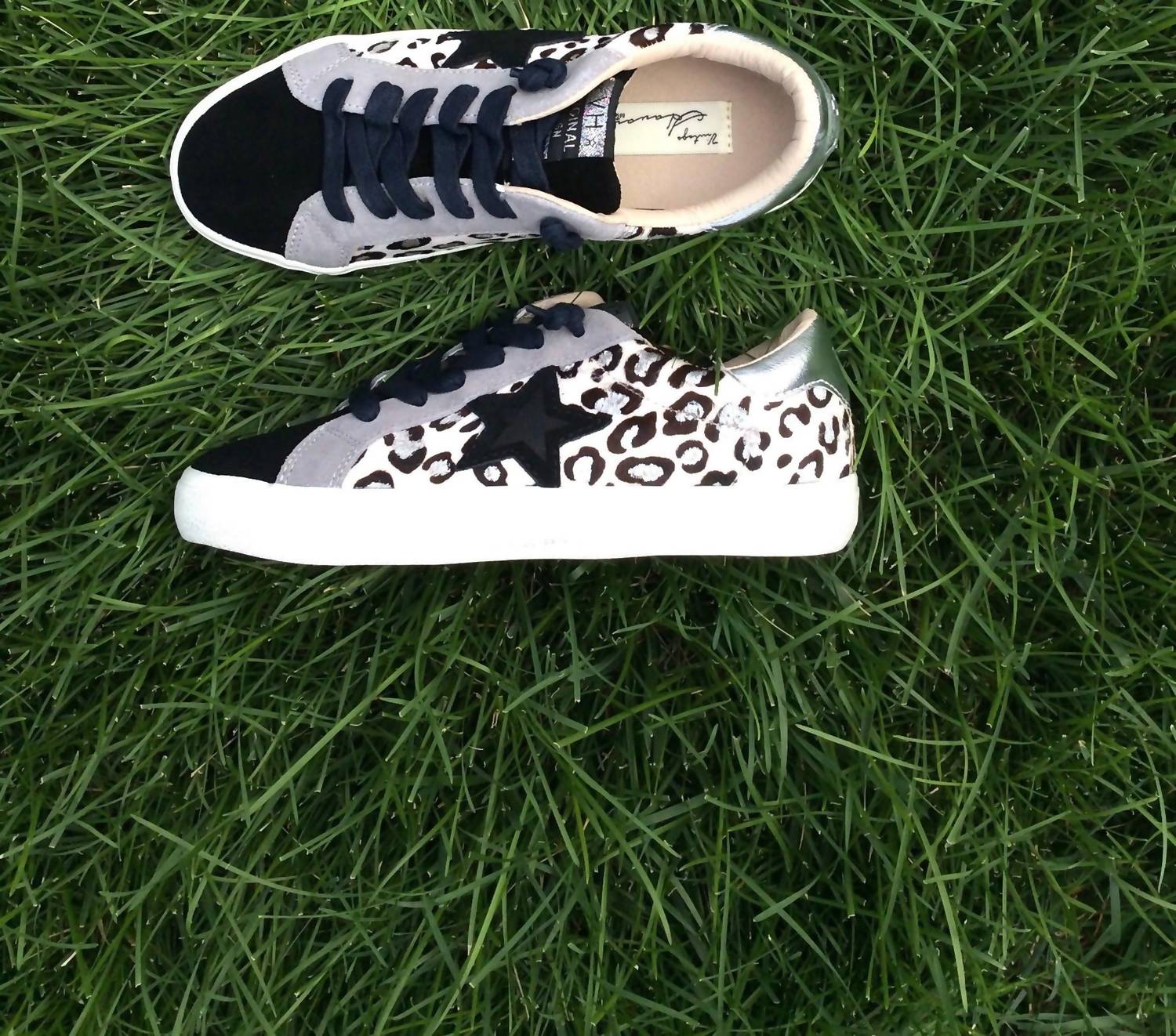 Vintage Havana - Women's Cheetah Star Laceup Sneakers