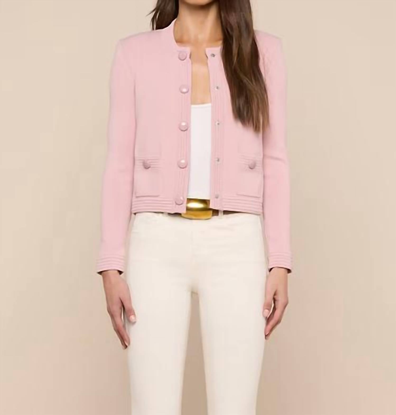 L'Agence - Patsy Cropped Cardigan