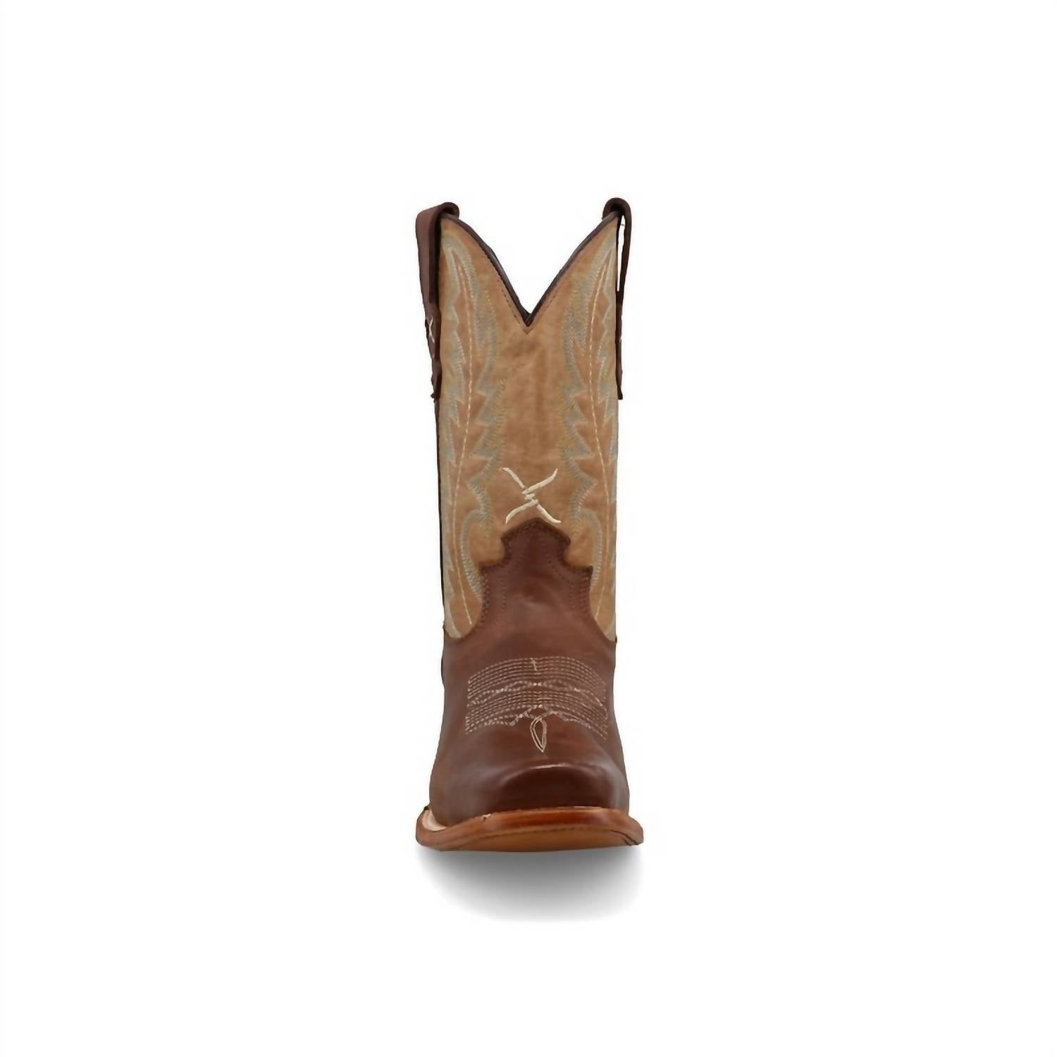 TWISTED X Women's Brunette & Pumpkin Boots in brown - women's shoe - detail view