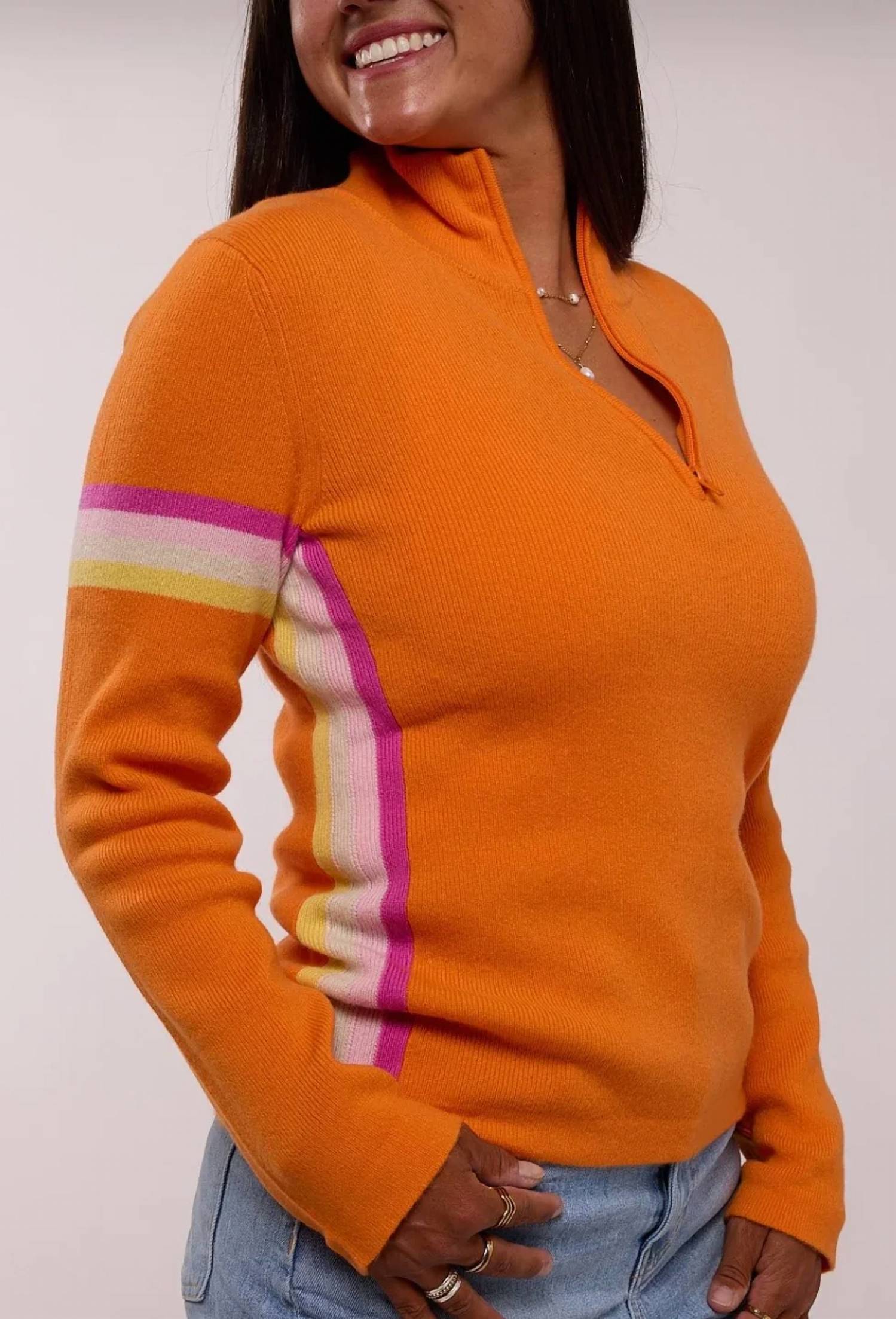 Alpine Revival - Powder Day Half Zip Sweater
