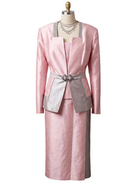 Luxe Especially Yours Women's Two-piece Bling Set in pink - women's skirt - alternate view