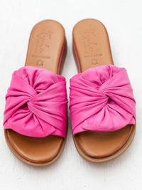 Tyche - Women's Sassy Leather Slide Sandal