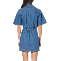 Mon Renn - Indigo Denim Mini Dress