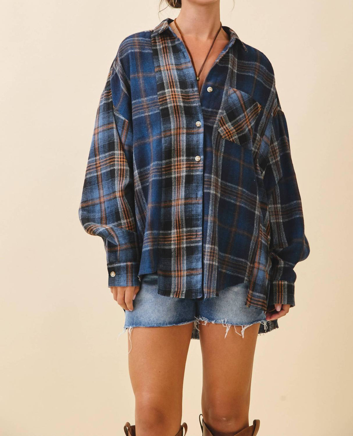 Aemi + Co - Kambrie Plaid Flannel Shirt