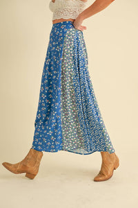 Aemi + Co - Melanie Floral Pattern Midi Skirt