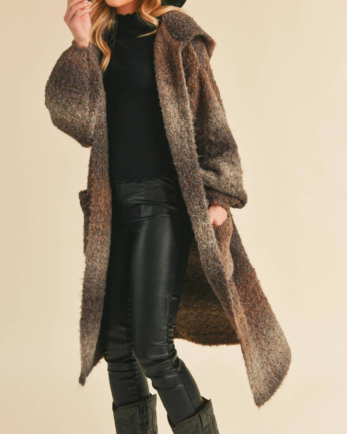 Aemi + Co - Nelsi Hooded Cardigan