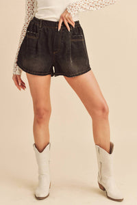 Aemi + Co - Niccola Denim Shorts