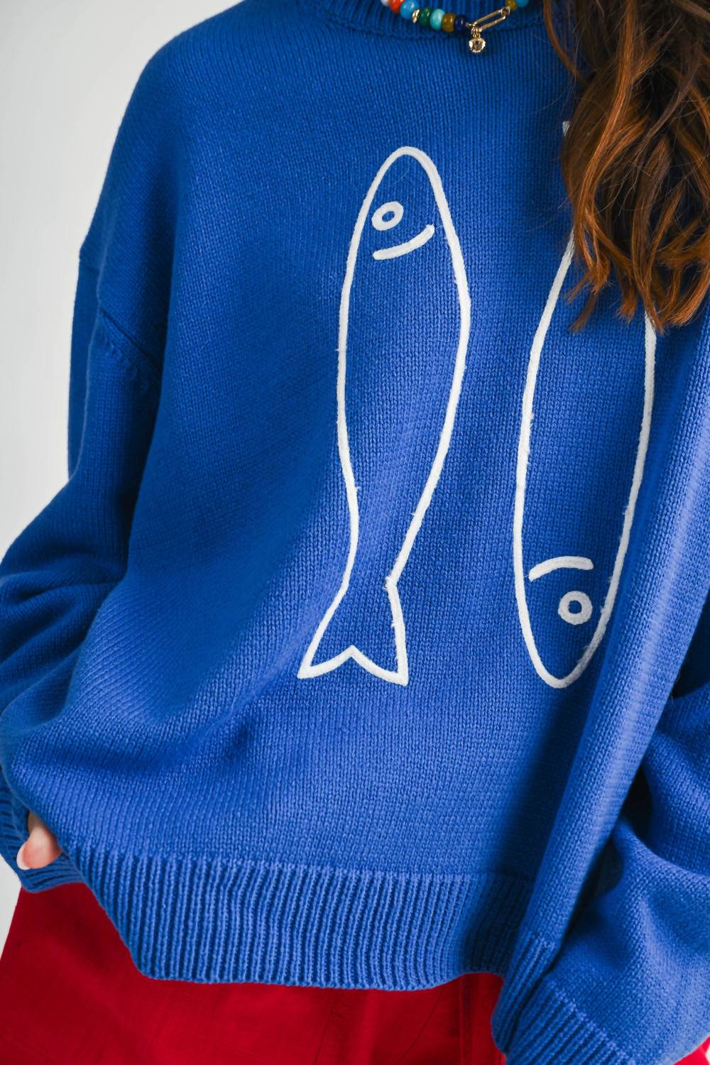 Aemi + Co - Oversized Sardine Knit Sweater
