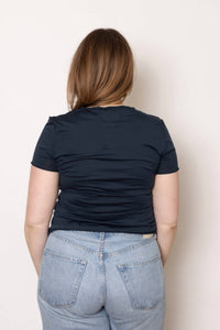 Aequamente - Rubinette Jersey Shirt - blue - clothing - cotton