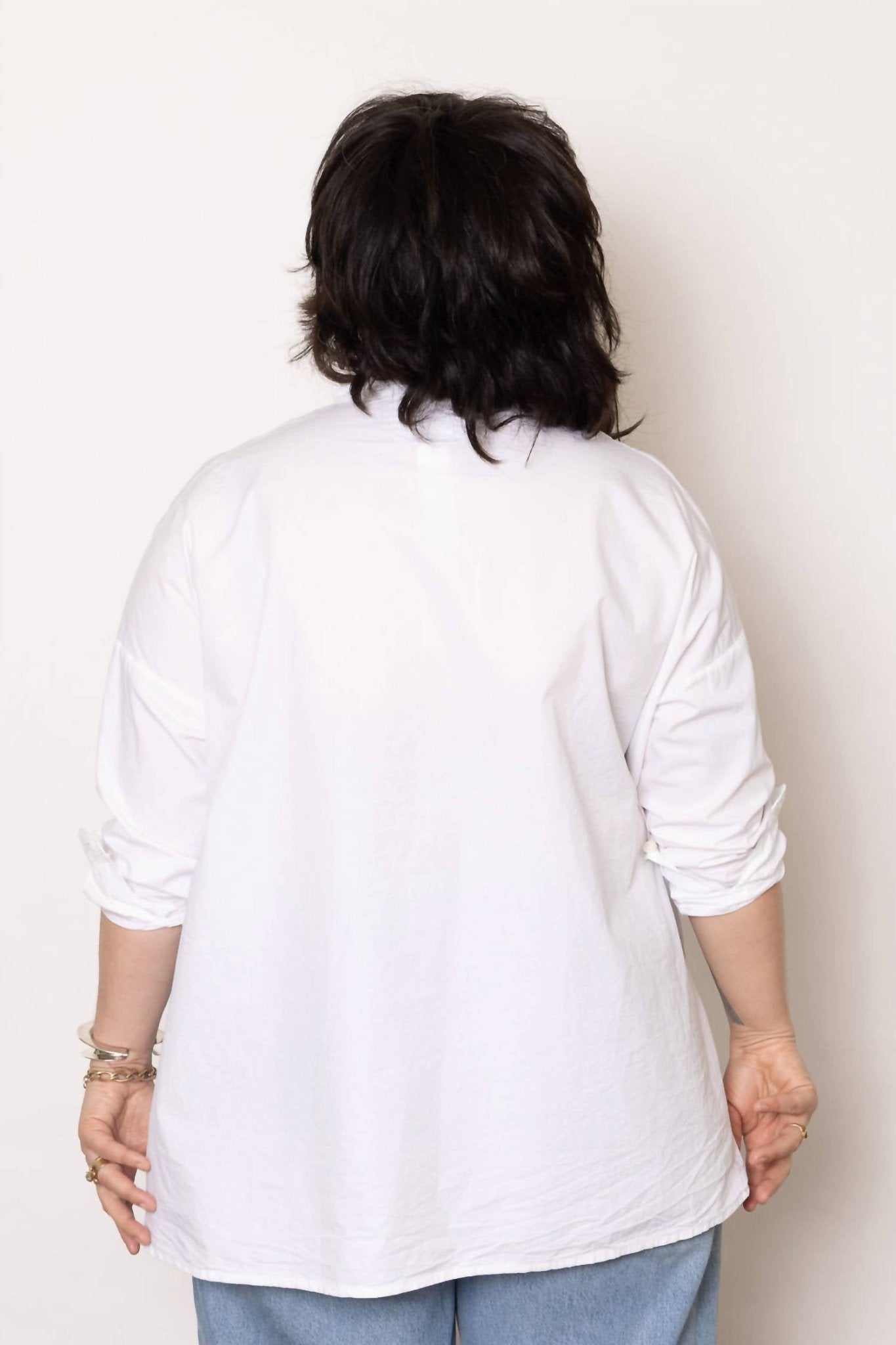 Aequamente - Tempio Oversized Shirt - button - down - shirts - clothing - cotton