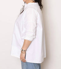 Aequamente - Tempio Oversized Shirt - button - down - shirts - clothing - cotton