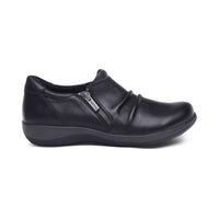 Aetrex - WOMEN'S KATIE SIDE ZIP SLIP ON SHOES - WIDE WIDTH