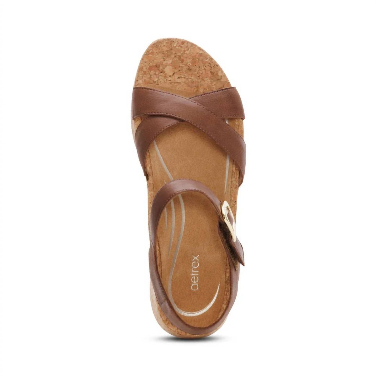 Aetrex - Women's Flora Adjustable Quarter Strap Wedge