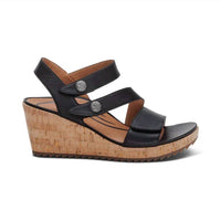 Aetrex - Women's Madelyn Quarter Strap Wedge
