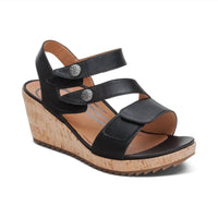 Aetrex - Women's Madelyn Quarter Strap Wedge
