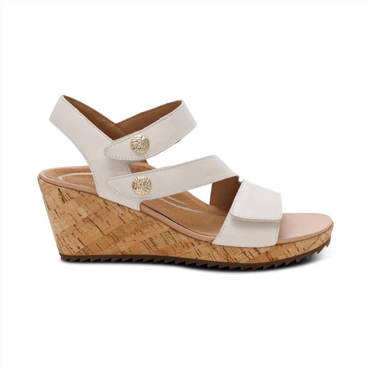 Aetrex - Women's Madelyn Quarter Strap Wedge