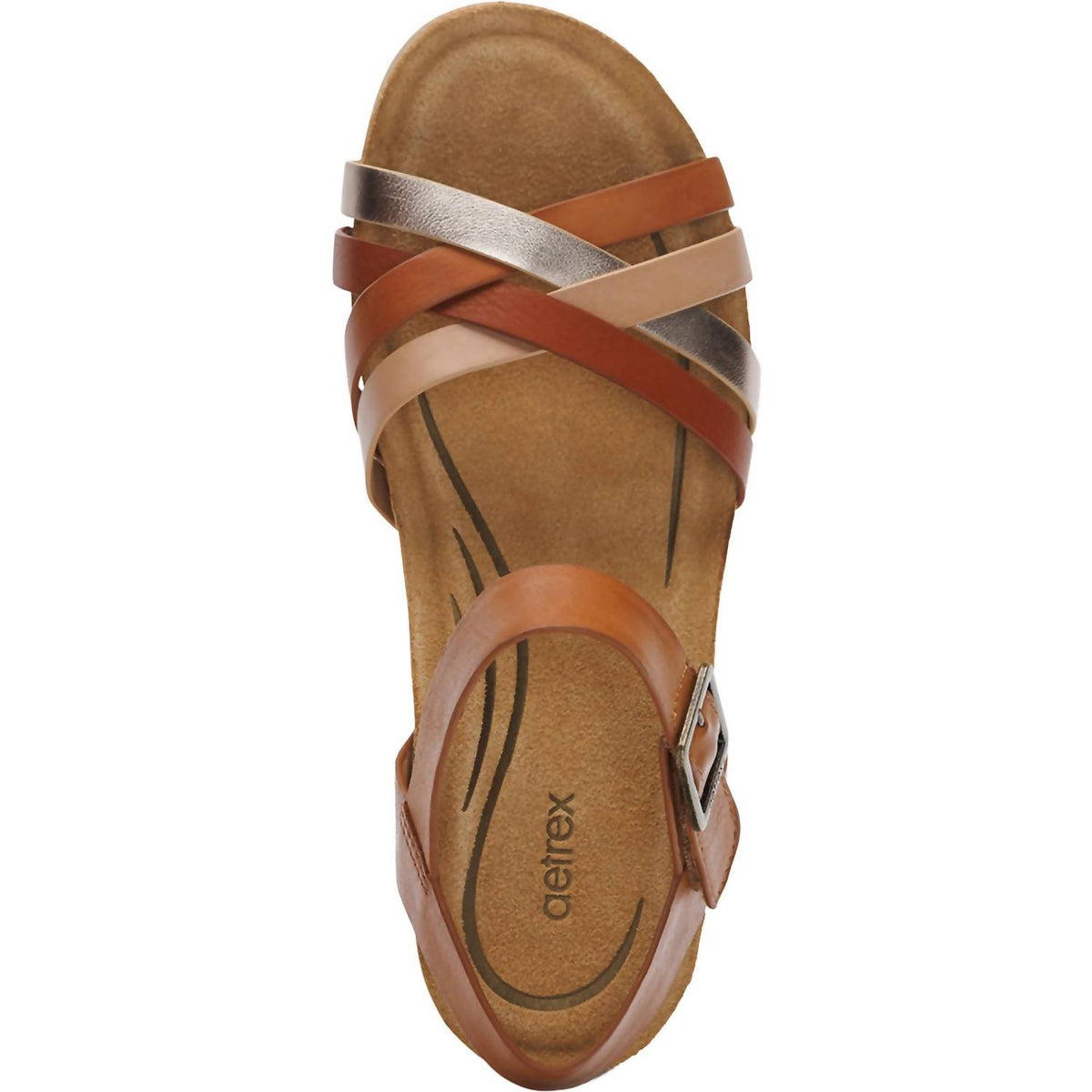 Aetrex - Women's Noelle Wedge Sandals
