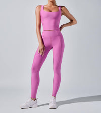 HEROINE SPORT Dalia High-performance Legging in super pink - women's pants
