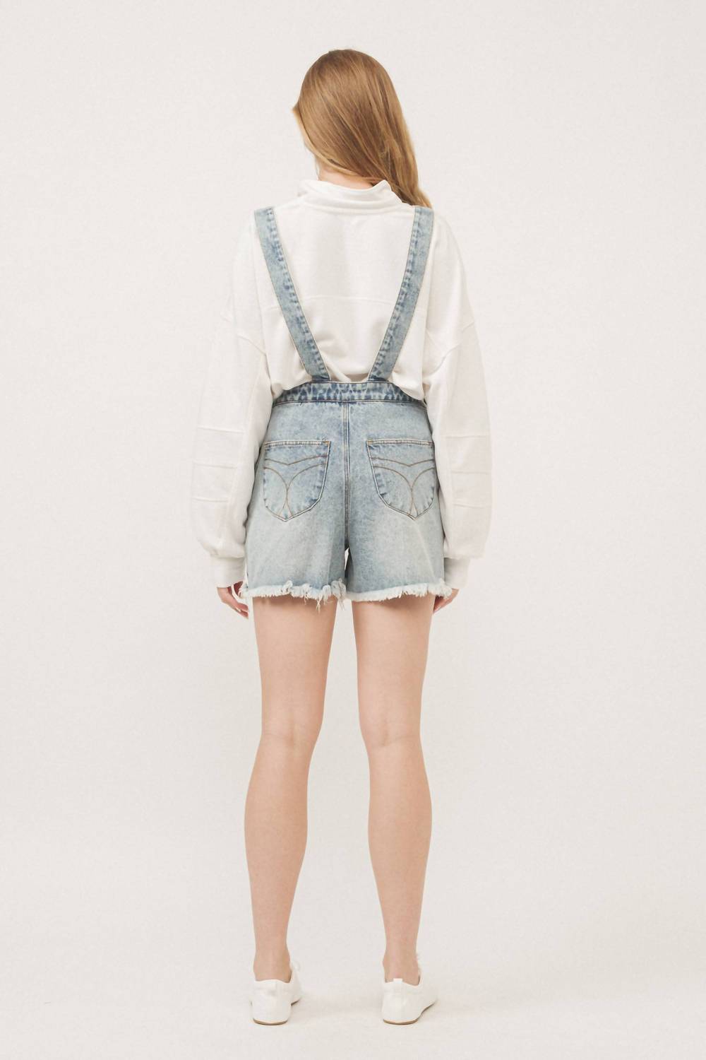 Aaron & Amber - Faith Overall Shorts