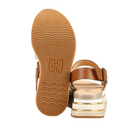 Hogan - Women's Leather Wedge Sandals