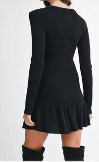 Mable - Lurex Knit Mini Dress