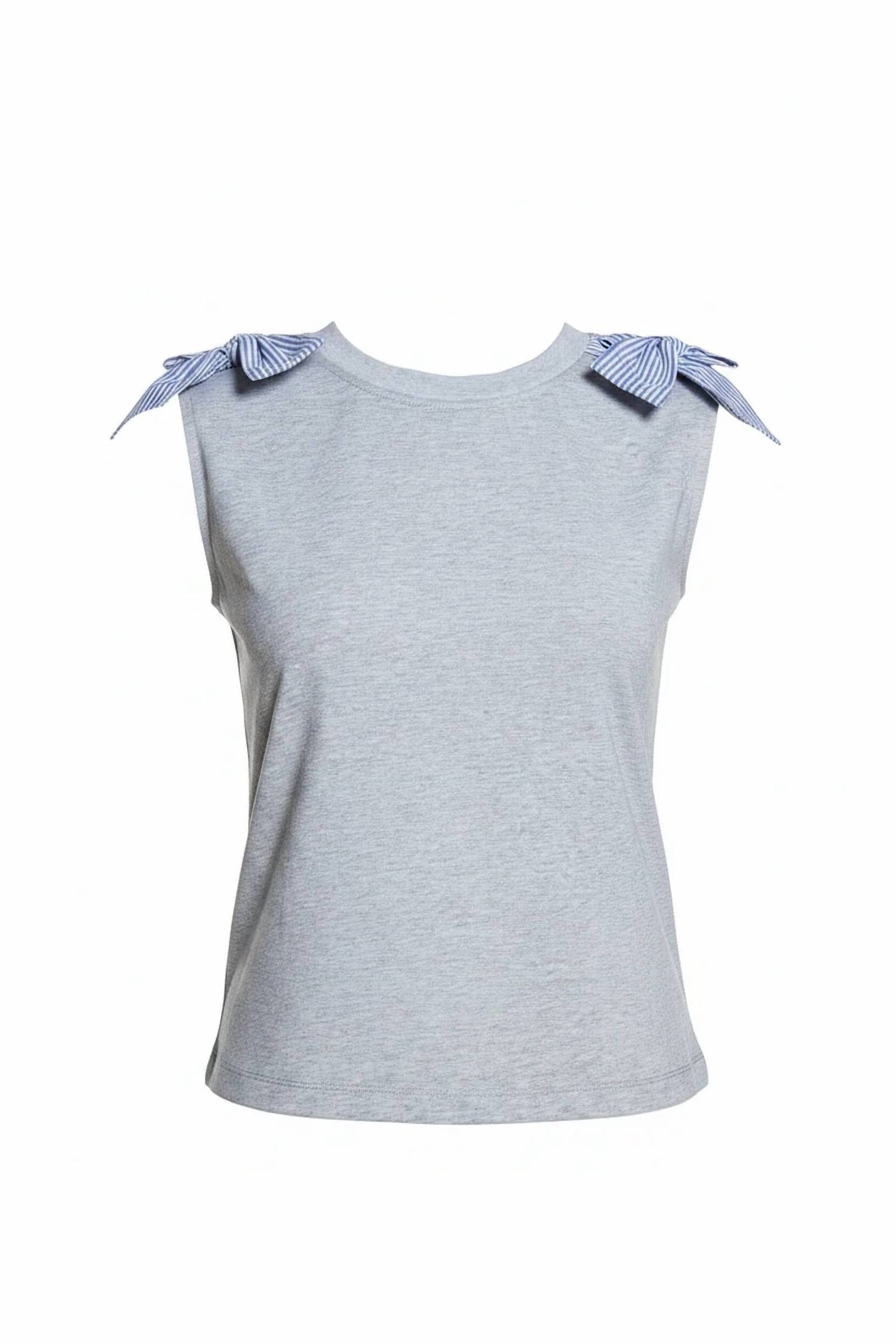 Current Air - Bow Shoulder Sleeveless Top