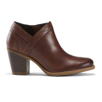 EARTH Women's Lina Austin Wide Ankle Boots in mahogany - women's shoe - detail view