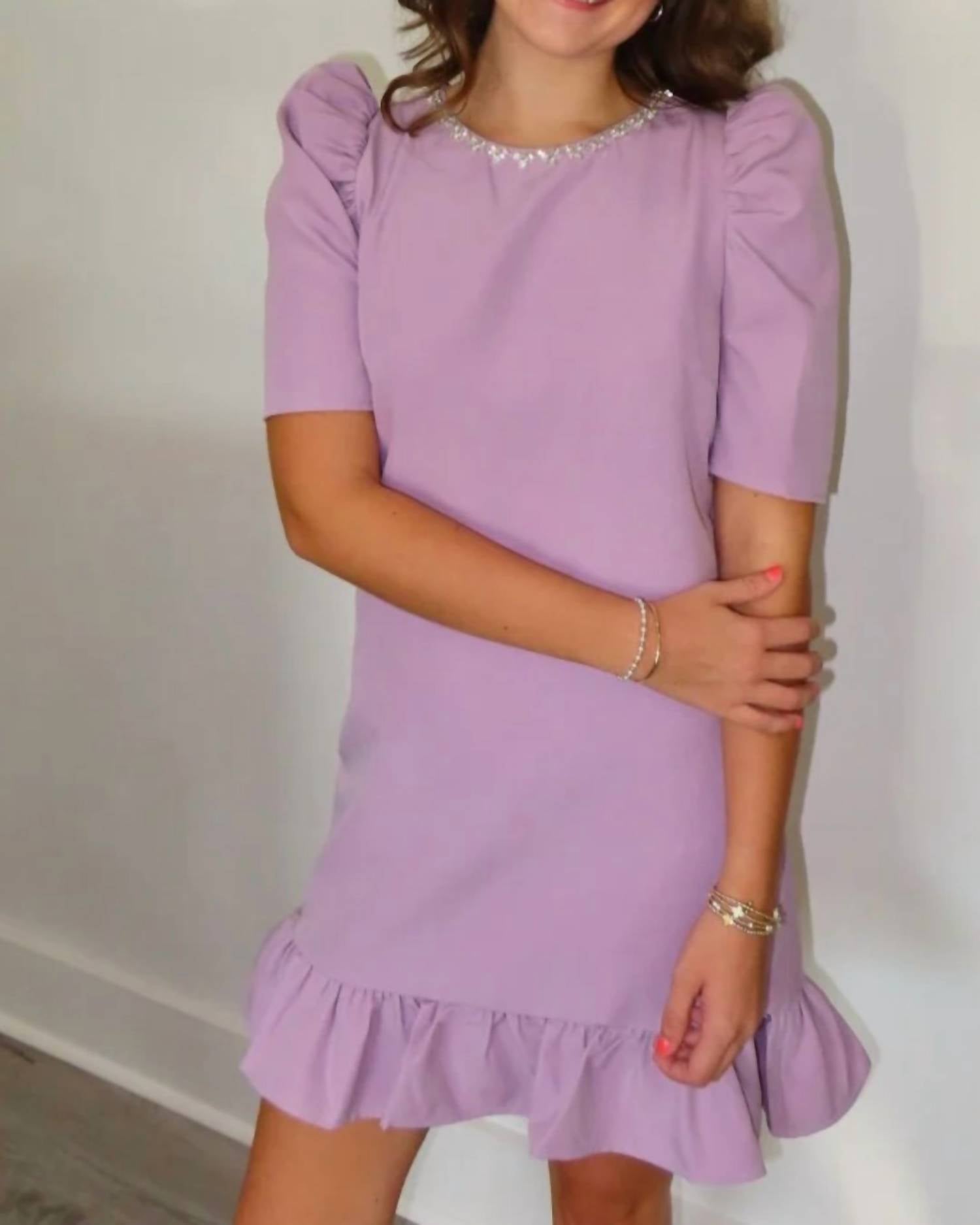 English Factory - Penelope Rhinestone Dress