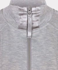 Esqualo - Long Sleeve Zipper Modal Dress