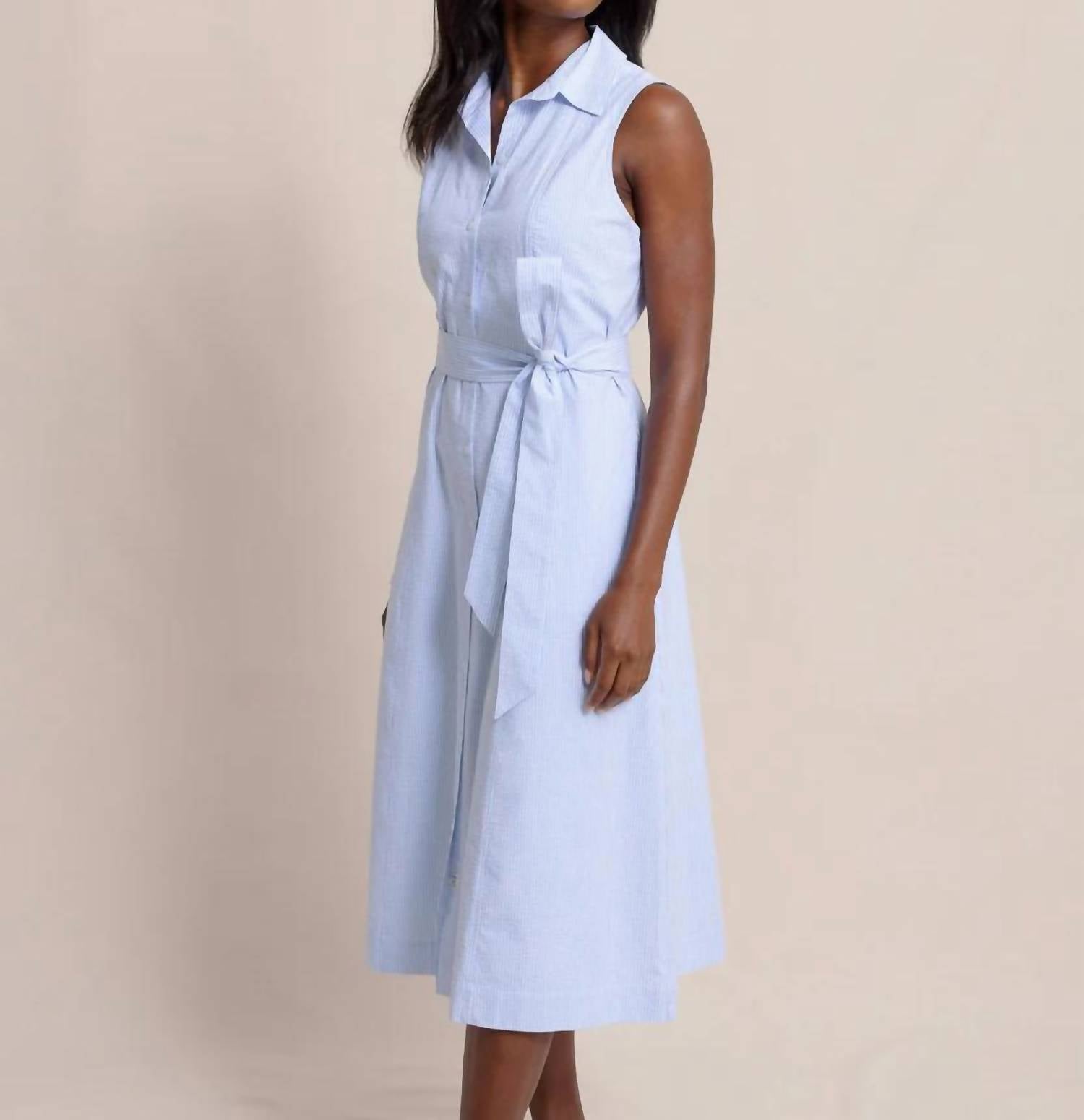 Southern Tide - Whitley Seersucker Midi Dress