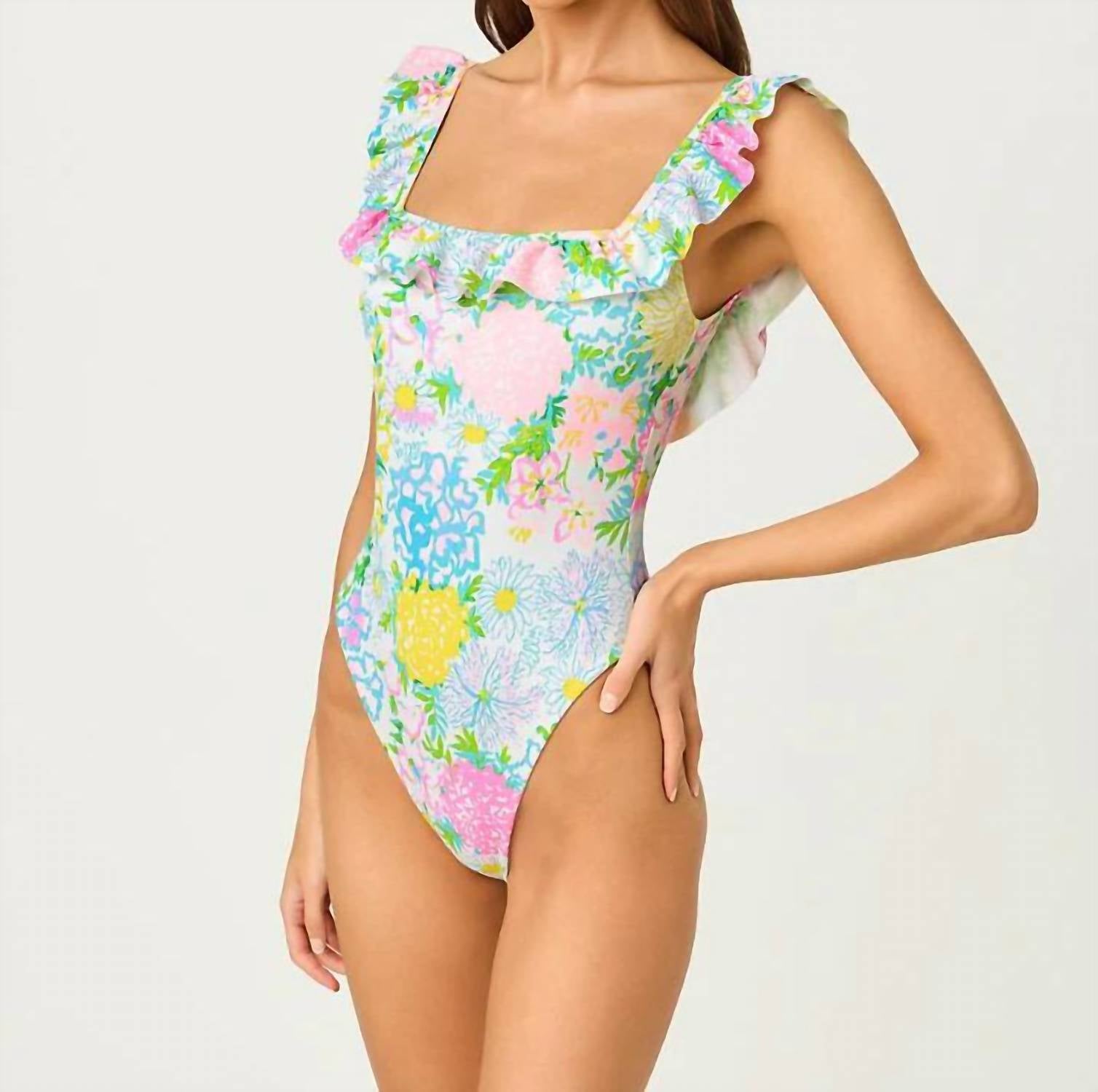 Lilly Pulitzer - Aemma Ruffle One Piece Swimsuit