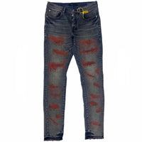 Purple Brand - Men's Weft Blowout Denim Skinny Jeans