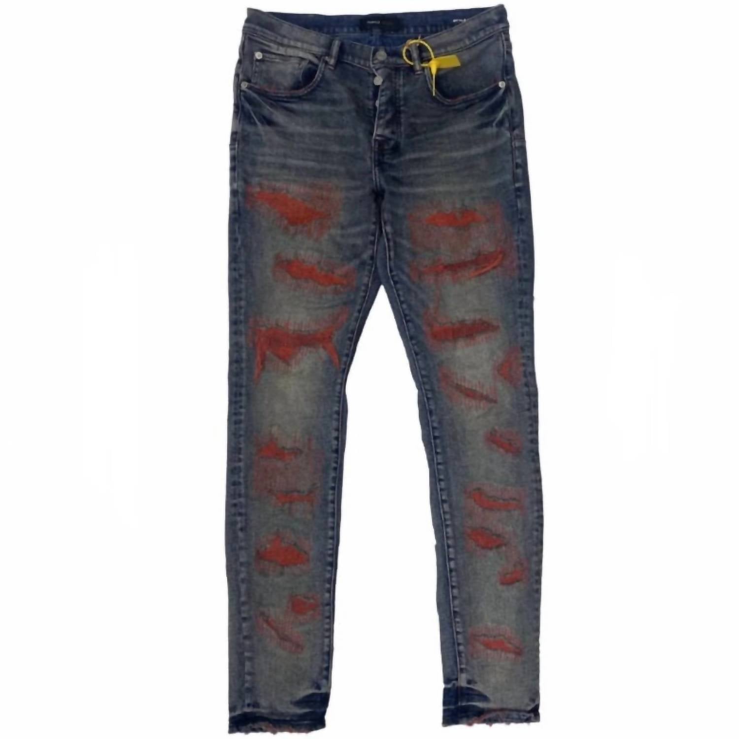 Purple Brand - Men's Weft Blowout Denim Skinny Jeans