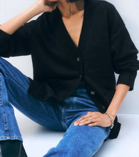 White + Warren - Long Cashmere Cardigan - Plus